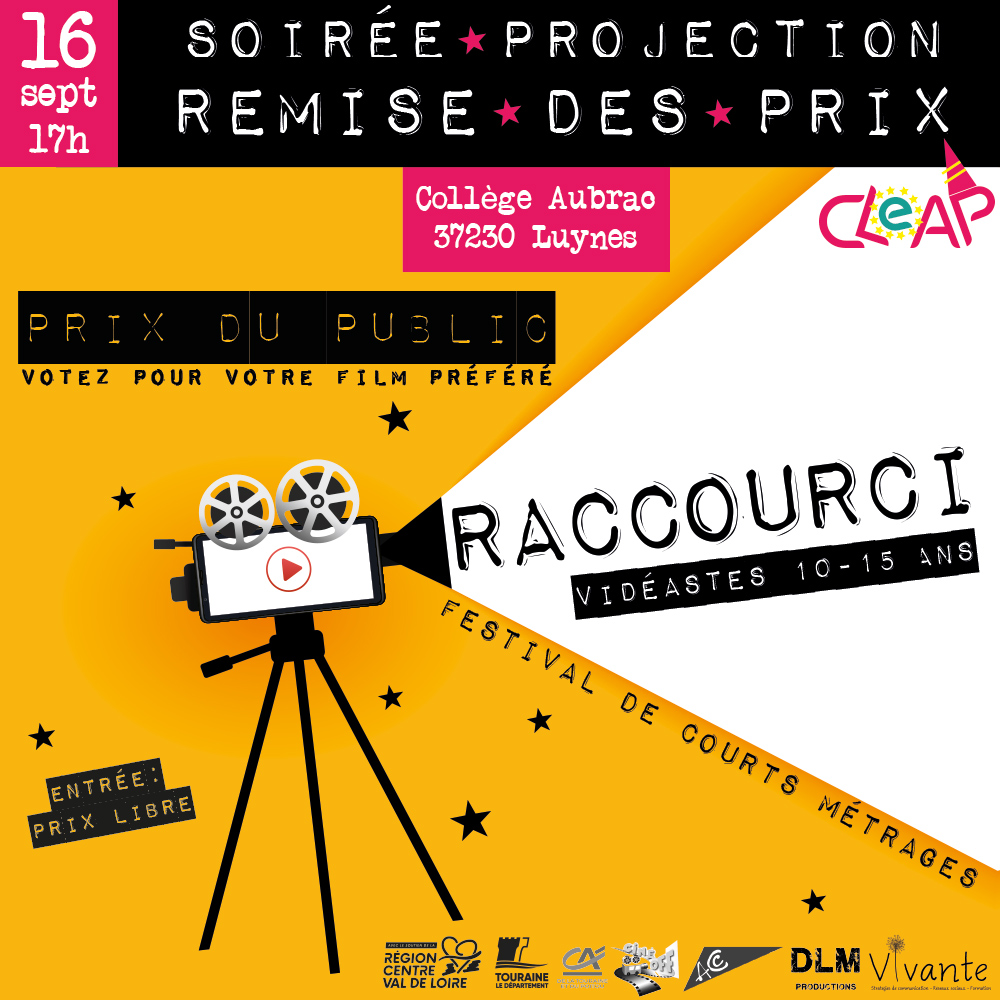 You are currently viewing 16 septembre – RACCOURCI : projection et remise des prix !