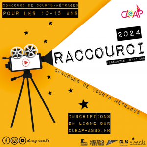 Raccourci 2024 concours de courts métrages pour les ados
