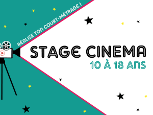 stage cinéma jeunes octobre 2026